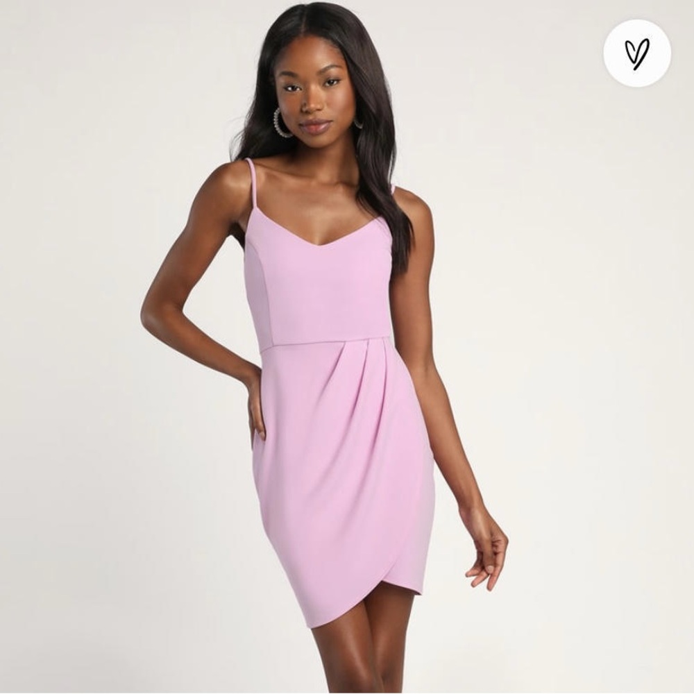 Lulu's Lilac Mini Dress